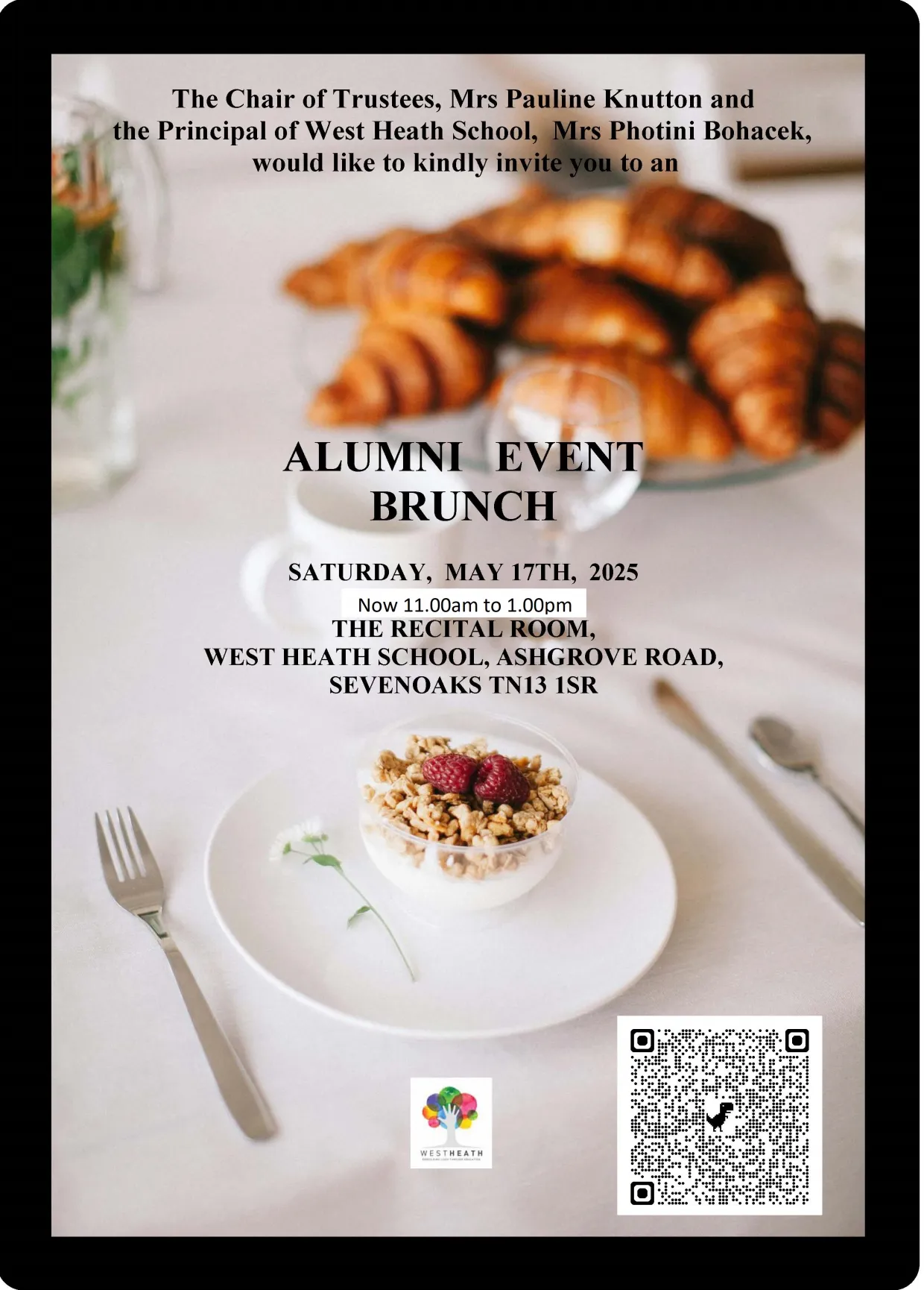 Alumni Brunch Invite   17 May 2025 New Time