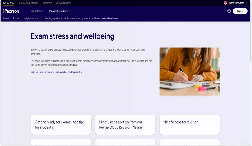 Exam Stress And Wellbeing