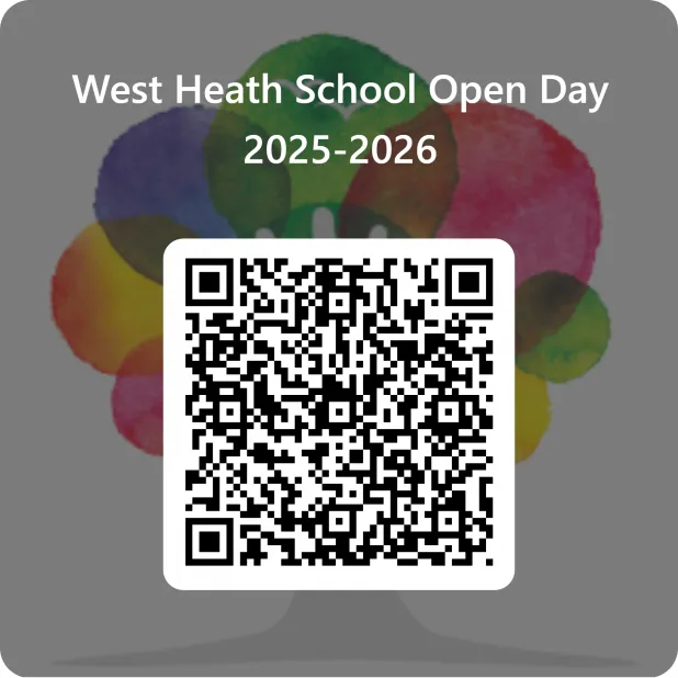 QRCode For West Heath School  Open Day 2025 2026