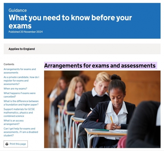 Exam Guidance